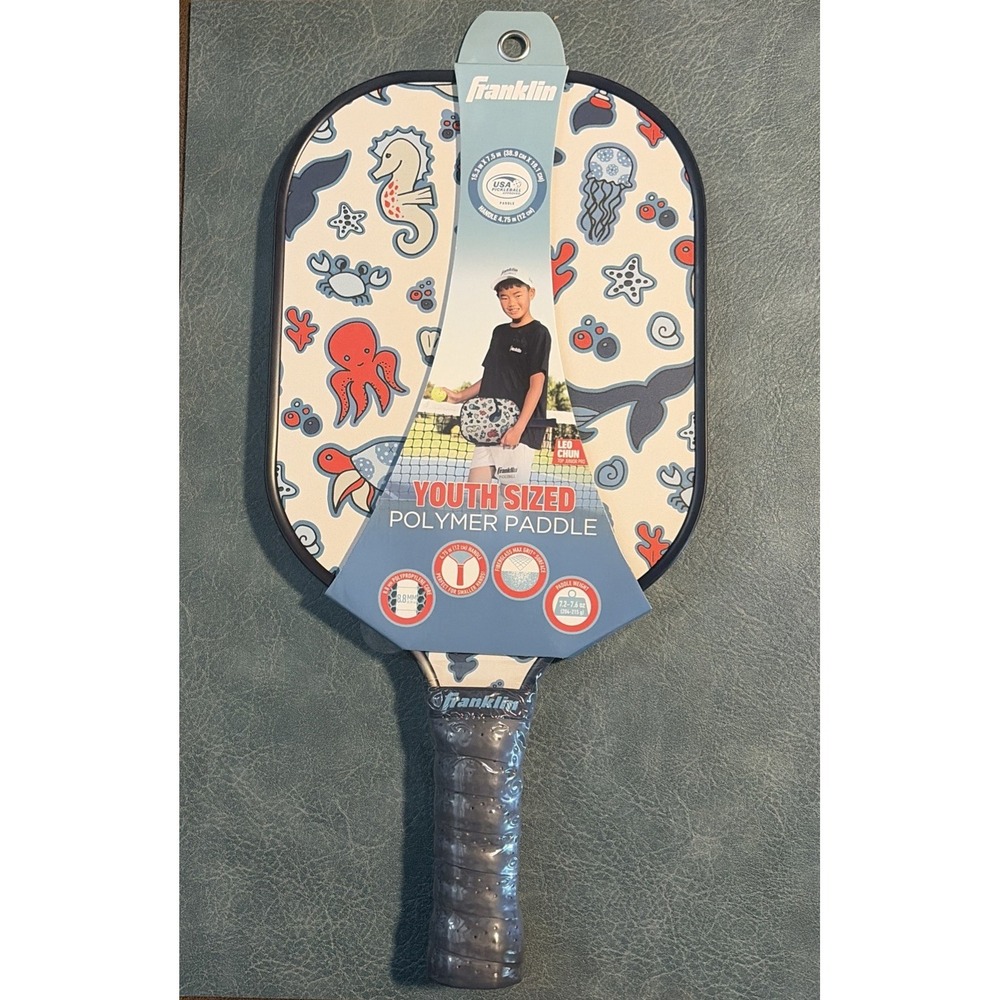 Franklin Sports Youth Paddle - Sea Creature Graphic: Fiberglass Construction ...